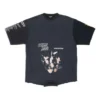 Tricou Speed Hunters cu imprimeu inversat, oversized „Black Faded” 698811TMVC90100