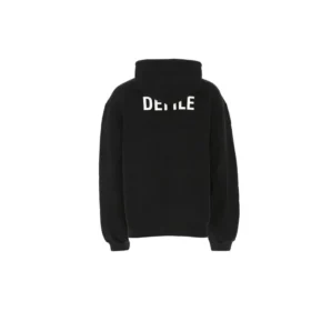 Tricou sport clasic pentru bărbați Balenciaga cu imprimeu alfabet Dfil, negru 641679TJVE51000