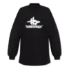 Tricou sport cu mâneci lungi, suprapus, oversized „Black White” 739027TPVF21070