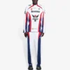 Tricou sportiv de hochei Balenciaga SS21 pentru bărbați, cu mâneci lungi, din plasă, alb 657105TKV248090