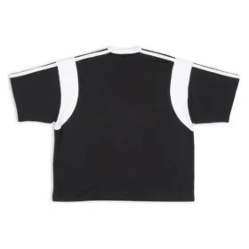 Tricou Sporty B cu croială dreaptă „Negru Alb” 699182TMVC41070 Tricou Sporty B cu croială dreaptă „Negru Alb” 699182TMVC41070