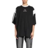 Tricou Sporty B cu croială dreaptă „Negru Alb” 699182TMVC41070