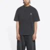 Tricou Sporty B cu croială medie „Washed Black” 612966TLV991070