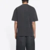 Tricou Sporty B cu croială medie „Washed Black” 612966TLV991070