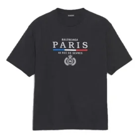 Tricou SS20 cu steagul Parisului și logo-ul Paris, croială normală 594579TGV481000