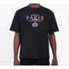Tricou SS20 cu steagul Parisului și logo-ul Paris, croială normală 594579TGV481000