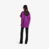 Tricou structurat pentru femei, în nuanța violet