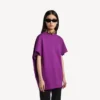 Tricou structurat pentru femei, în nuanța violet