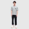 Tricou supradimensionat FBI „Heather Grey Black” 681314TLVG91380