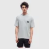 Tricou supradimensionat FBI „Heather Grey Black” 681314TLVG91380