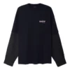 Tricou suprapus pentru Political Campaign, oversized „Black” 698631TKVJ19070