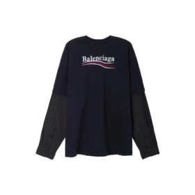 Tricou suprapus pentru Political Campaign, oversized „Black” 698631TKVJ19070