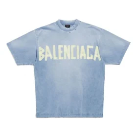 Tricou Tape Type, croială medie „Faded Blue” 739784TOVA94530
