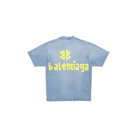 Tricou Tape Type, croială medie „Faded Blue” 739784TOVA94530