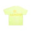 Tricou Tape Type, croială medie „Fluo Yellow” 739784TOVA97204
