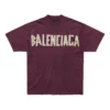 Tricou Tape Type „Roșu închis” 739784TOVA94029