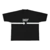 Tricou tubular 360 Oversized „Black” 720501TNVD51070