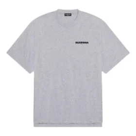 Tricou Turn Slit „Grey Black” 675016TLVB31167 Tricou Turn Slit „Grey Black” 675016TLVB31167