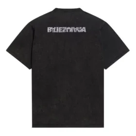 Tricou Turn Slit „Washed Black” 675016TLVB39034 Tricou Turn Slit „Washed Black” 675016TLVB39034