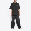 Tricou Turn Slit „Washed Black” 675016TLVB39034