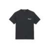 Tricou unisex cu mânecă scurtă, croială lejeră și logo, negru 556150TAV441000