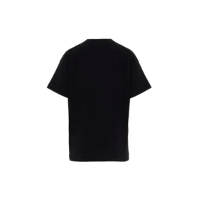 Tricou unisex cu mânecă scurtă și broderie, negru 612965TIVD31000