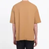 Tricou unisex cu mânecă scurtă și imprimeu BB, de culoare kaki 578139TEV529610