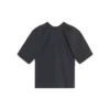 Tricou unisex cu mânecă scurtă și imprimeu cu logo, negru 583098TFV598465
