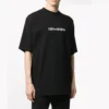 Tricou unisex cu mânecă scurtă și logo clasic, negru 620941TIV501070