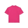 Tricou unisex cu mânecă scurtă și logo retro, roz 556104TBV435630