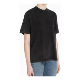 Tricou unisex cu mânecă scurtă, imprimeu cu logo-ul Alphabet, gri 594599THV851140
