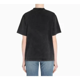 Tricou unisex cu mânecă scurtă, imprimeu cu logo-ul Alphabet, gri 594599THV851140