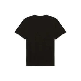 Tricou unisex cu mânecă scurtă, imprimeu retro cu logo și portret al trupei, negru 612965TIVA11000