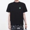 Tricou unisex cu mânecă scurtă pentru bărbați, negru, cu imprimeu logo Balenciaga 594579THV631000
