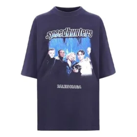 Tricou unisex cu mânecă scurtă Speed Hunters Band, violet 541704TCV381055