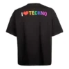 Tricou unisex cu mânecă scurtă Tech, negru 556133TDV201000