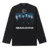 Tricou unisex cu mâneci lungi și imprimeu al trupei germane Rammstein, negru 651796TLV511000