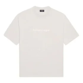 Tricou unisex SS21 cu imprimeu logo, gri 612966TIV542970