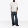 Tricou unisex SS21 cu imprimeu logo, gri 612966TIV542970