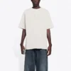 Tricou unisex SS21 cu logo, guler rotund, gri 641675TKV712966