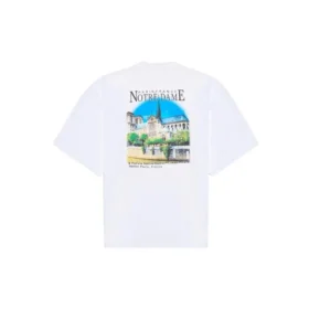 Tricou unisex SS21 din bumbac, oversized, alb 641614TJVH69000