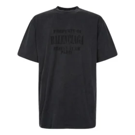 Tricou Vintage cu croială largă „Washed Black” 641675TMVH81055