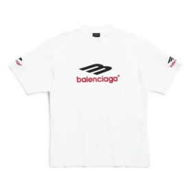 Tricouri 3b Sports Icon „White Black Red” 764235TPVD79065