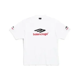 Tricouri 3b Sports Icon „White Black Red” 764235TPVD79065