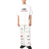 Tricouri 3b Sports Icon „White Black Red” 764235TPVD79065