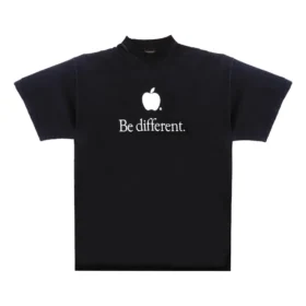 Tricouri „Be Different” „Negru Alb” 712398TNVB31070