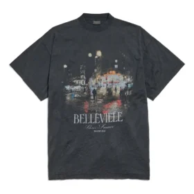 Tricouri Belleville „Black Faded” 787349TRVP71041