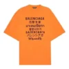 Tricouri cu logo Languages „Orange Black” 641614TJVI37513
