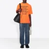 Tricouri cu logo Languages „Orange Black” 641614TJVI37513