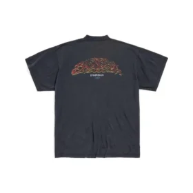 Tricouri Offshore Oversized „Black Faded” 739028TPVM81568